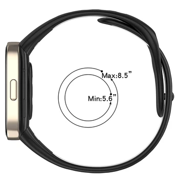 Cor dupla Cinta de Silicone Smart Watch Acessórios Respirável Banda de Substituição Bracelete de Esportes para Redmi Relógio de Pulseira 3