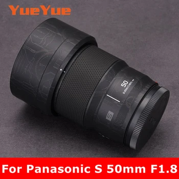 Para Panasonic S 50mm F1.8 Anti-Arranhões Na Lente Da Câmera Adesivo Revestimento Envoltório De Filme Protetor Protetor Do Corpo De Pele 50 1.8