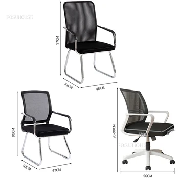 Europeu De Simples Cadeiras De Escritório Móveis Para Escritório Moderno Elevador Giratória De Encosto Da Cadeira Do Computador A Aprendizagem Do Aluno Poltrona Confortável