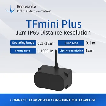 TFmini Plus12m IP65 Protegido LiDAR ToF Evitar Obstáculo Fixo de Alta Inspeção Industrial de Suporte Pixhawk