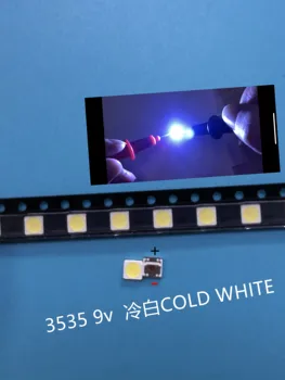 200pcs/monte SHARP TV LED Aplicação de luz de fundo do LCD para TV LED de luz de fundo 1W-3W 9V 3535 3537 branco Fresco CHIP-3