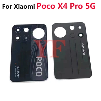 2PCS Original Para o Xiaomi Mi Poco M4 X4 Pro F3 F4 GT C40 4G 5G M5S Traseira, Câmera Traseira de Vidro Tampa da Lente com a Etiqueta Adesiva