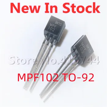 5PCS/MONTE MPF102 PARA-92 MOS transistor de efeito de campo NPN canal Novo Em Stock