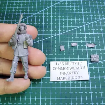 1/35 Modelo de Resina Figura GK, o exército Britânico , Desmontado e sem pintura, kit