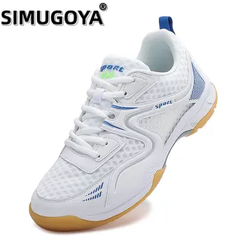 SIMUGOYA Nova marca de badminton sapatos para homens e mulheres sapatas dos esportes respirável, anti-derrapante de esportes de tênis Zapatos de bádminton