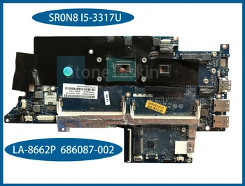 Melhor Valor 686087-002 para HP Envy4 Inveja 6 Laptop placa-Mãe QAU30 LA-8662P SR0N8 I5-3317U DDR3 100% Testado