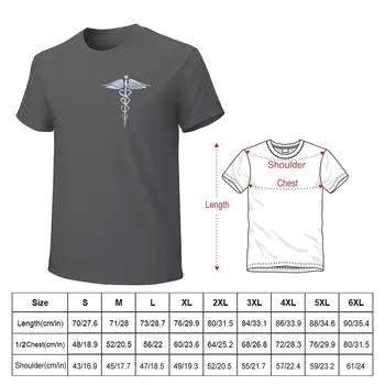 O Chrome como os Médicos Caduceu Cobras T-Shirt tops sublime t-shirt homens de roupa