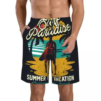Homens Seca Rápido, sungas Para o Verão de Praia, Shorts, Calças de Board Shorts 524607964 B779