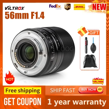Viltrox 56mm F1.4 Foco Automático Retrato Grande Abertura de Lente Teleobjectiva para Fuji Fujifilm X Montagem de Lente da Câmera X-T30-X T3 X-T4