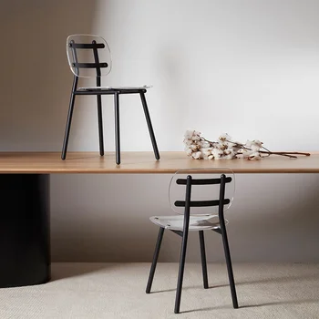 Gamer Elegante Design de Cadeiras de Salões de Plástico Decorativo Cadeiras de Jantar Nórdicos Bar Eetkamerstoelen Móveis de Cozinha DX50CY