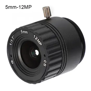 5mm de 12MP F1.2 1/1.7 CS de Montagem Fixa da Câmera do CCTV da Lente Lente da Câmera de vídeo