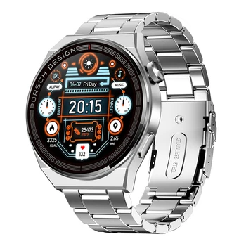 2022 NFC Smartwatch Homens AMOLED 390*390 HD Tela Sempre mostra o tempo de Chamada Bluetooth IP68 Waterproof a Smart Watch