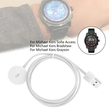 Portátil Suporte de Carregamento Doca Smart Watch Cabo do Carregador para Michael Kors Acesso Smartwatch Acessórios