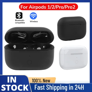 Carregamento sem fio de Caso para Airpods Pro/Pro2 Emparelhamento Bluetooth Sincronização de Fones de ouvido 660mAh Carregador de Bateria de Caixa para a Apple Airpods 1/2
