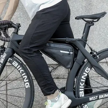 Profissional 1.7 L De Bicicleta Armação Triangular Saco De Design Reflexivo Grande Capacidade De Saco De Ferramenta Engrenagem Equitação Para Mtb Bicicletas De Estrada