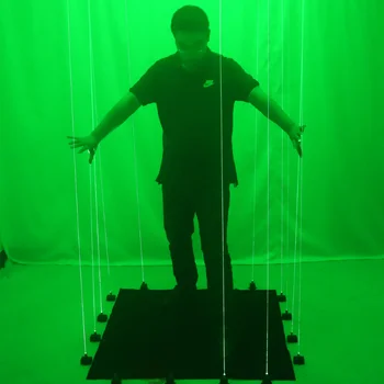 Laser verde Tapete de Dança Luminoso do DIODO emissor de Pequeno Palco,Laser, Chuva de luzes do Norte Desempenho da Fase de iluminação de adereços