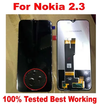 100% Original Melhor Trabalho do Vidro do Sensor do Nokia 2.3 TA-1211 TA-1206 Display LCD de Painel de Toque de Tela Digitalizador Assembly Pantalla
