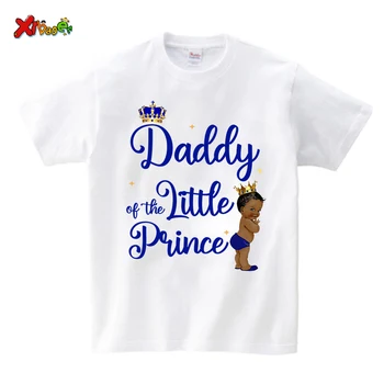 Pequeno Príncipe Familiar Correspondente Camisas Festa De Aniversário Camisa De Aniversário, Chá De Bebê De Menino Camisas Roupas Personalizadas Nome Do Bebê Onesie