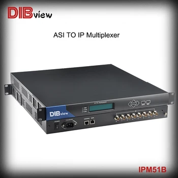 Dibview OTV-IPM51B DVB Headend TS Processador de 8 ASI e 120*IP(MPTS/SPTS) 450*IP SPTS+8*IP MPTS Multiplexador