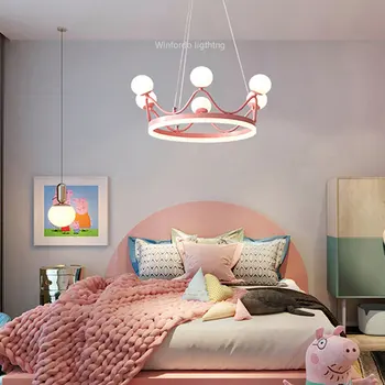 2023 Winfordo LED Moderna luminária de Teto Iluminação do Candelabro Com a Coroa de Design De Sala de estar Decoração do Quarto de Crianças
