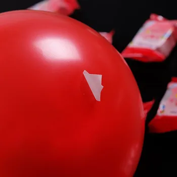 100pcs Balões de Cola Casamento, Festa de Aniversário, Decoração Clipe Fixo Bola de Cola Super Pegajosa Dupla Face Fita adesiva