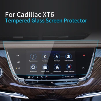 Adesivos de carros Protetor de Tela Para o Cadillac XT6 23 Navigator Visor de Vidro Temperado de Película de Proteção, Acessórios do Carro ForVehicles