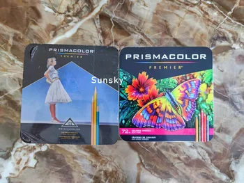 4484 Prismacolor Premier Soft Core Lápis de cor 132 72 Lápis de cor Definido,Premium produzir pigmentos de cor rica Ultra-suave