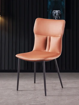 Nordic cadeiras de jantar, ferro de arte, restaurantes, casa de cadeiras, moderno e minimalista, cadeiras de escritório, pé de metal de volta cadeiras