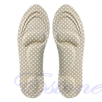 2pcs 3D Esponja Macia Palmilha de Conforto Salto Alto do Sapato Pad Alívio da Dor Inserir Almofada