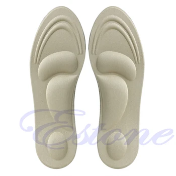 2pcs 3D Esponja Macia Palmilha de Conforto Salto Alto do Sapato Pad Alívio da Dor Inserir Almofada