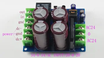 NOVO 2PCS L15D/L20D/L25D e L/MX50 Série mono fonte de alimentação do retificador de tabuleiro Com alto-falantes DC placa de protecção
