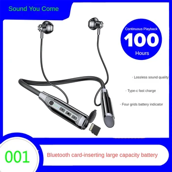 2023 Novo sem Fios Bluetooth 5.0 Fones de ouvido de Alta Potência de Esportes Execução APARELHAGEM hi-fi Na-Orelha Pescoço Fones de ouvido bluetooth Fone de ouvido Fones de ouvido Gamer