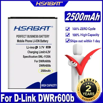 HSABAT DWRr600b Bateria de 2500mAh para D-Link DWRr600b Roteador sem Fio de Baterias