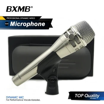 Qualidade superior KSM8 Super-Cardióide Profissional com Fio Microfone KSM8N Cor de Prata Mic Dinâmico Para o Live Vocal de Karaoke Fase