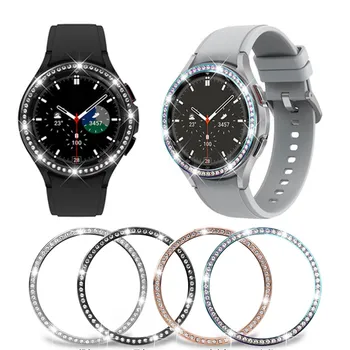 Assista Aro Para Samsung Assista 4 42mm Smart Watch Diamond Escala Anel de Esportes Elegante Pulseira de Substituição da Tampa do Caso Anéis