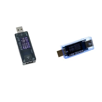 USB Tester DC Medidor de Energia 4V-30V Testador Digital Voltímetro voltímetro do Banco do Poder de Wattmeter Tensão Tester Preto
