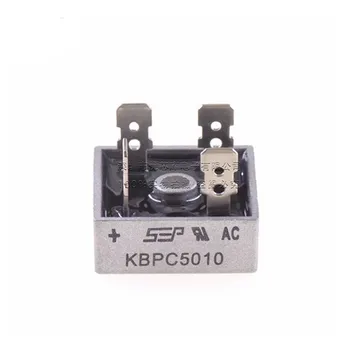 5PCS KBPC5010 Fase Única do Diodo Ponte Retificadora de diodos KBPC 5010 50A 1000V Poder Diy Eletrônico de 4 Quatro Terminais
