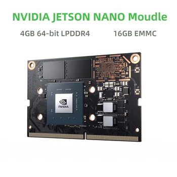 Original NVIDIA Jetson Nano Módulo de Pequeno AI SOM 4 GB de 64 bits LPDDR4 16 GB eMMC 5.1 Flash
