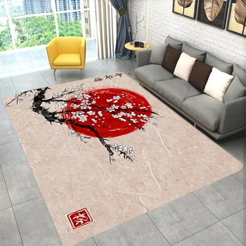 A Flor de cerejeira Tapetes em Carpete Carpete Tapete de Banheira Bonito Tapete do Corredor da Cozinha Capacho da Porta de Entrada de Casa Quarto, casa de Banho Personalizada