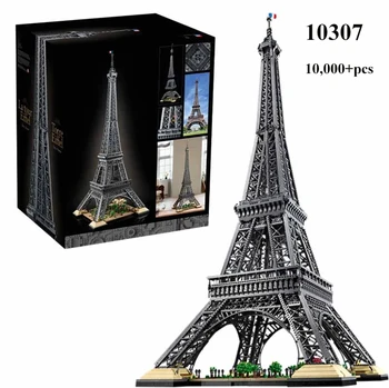 10307 Torre Eiffel 10000 peça 10181 Paris Arquitetura Mais alta Construção do Modelo o Conjunto de Blocos, Tijolos de Brinquedos Para Adultos Crianças