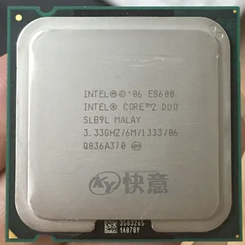 Processador Intel Core 2 Duo E8600 (6M Cache, 3.33 GHz, 1333 MHz FSB) SLB9L EO LGA775 área de Trabalho da CPU Intel unidade central de processamento