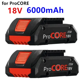 Procore 1600a016gb updated18V 6.0 ah bateria de iões de lítio, adequado forBosch18V Max cordlessdrillingrigwith21700built baterias