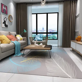 Luxo 3D Resumo Tapetes para Sala de estar ampla e Moderna Mesas de Café Tapete de Casa, Decoração Tapetes para Quarto de Cabeceira Tapetes