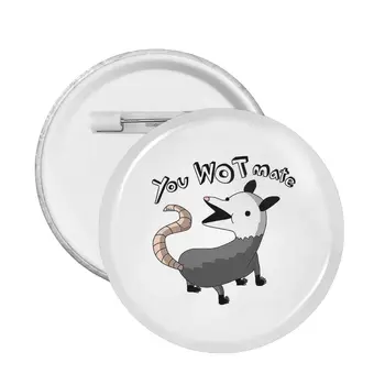 Você Sabemos O Companheiro De Pequeno Snek Quadrinhos Pin Emblema Do Gambá Didelphinae Mouse Animal Bonito Pinos Broche Amantes Emblemas Broches Para Mochila