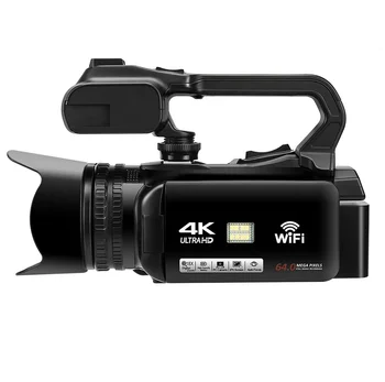 Do WIFI do HD 4K Câmara de Vídeo 64MP Câmera de vídeo de 18X e Zoom Digital Para o YouTube Live Streaming Vlogging