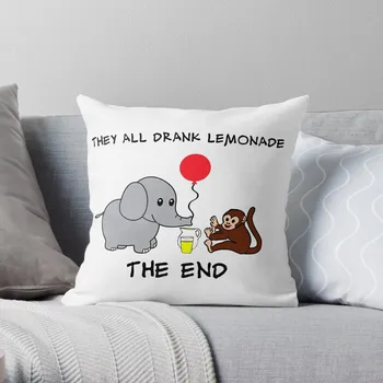 O Elefante, Que Perdeu Seu Balão Jogar Travesseiro Fronha Personalizada Almofada Almofada Bordada Capa De Almofadas Do Sofá