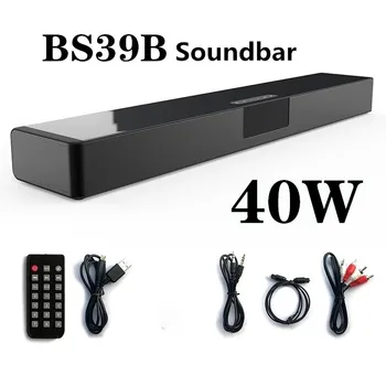 Home Theater Sound Bar Echo TV na Parede sem Fio Bluetooth alto-Falante Subwoofer 4D Estéreo sem Fio com Função de Carregar a caixa de som