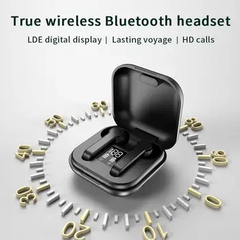 LB-30 de Esportes Bluetooth 5.0 Fone de ouvido Impermeável Esportes Verdadeiro sem Fio Fone de ouvido com Cancelamento de Ruído Controle de Toque Binaural Fone de ouvido Estéreo