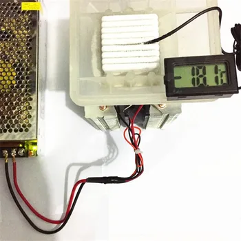 Diy eletrônico frigorífico produção de kit diy refrigeração do semicondutor folha dupla torre frigorífico
