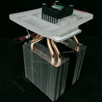 Diy eletrônico frigorífico produção de kit diy refrigeração do semicondutor folha dupla torre frigorífico